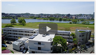 タマエスティ国際学生会館　ドローン画像